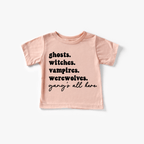 Spooky Season Gangs All Here youth & toddler tee - Halloween collection by Benny and Ray Apparel
