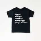 Spooky Season Gangs All Here youth & toddler tee - Halloween collection by Benny and Ray Apparel
