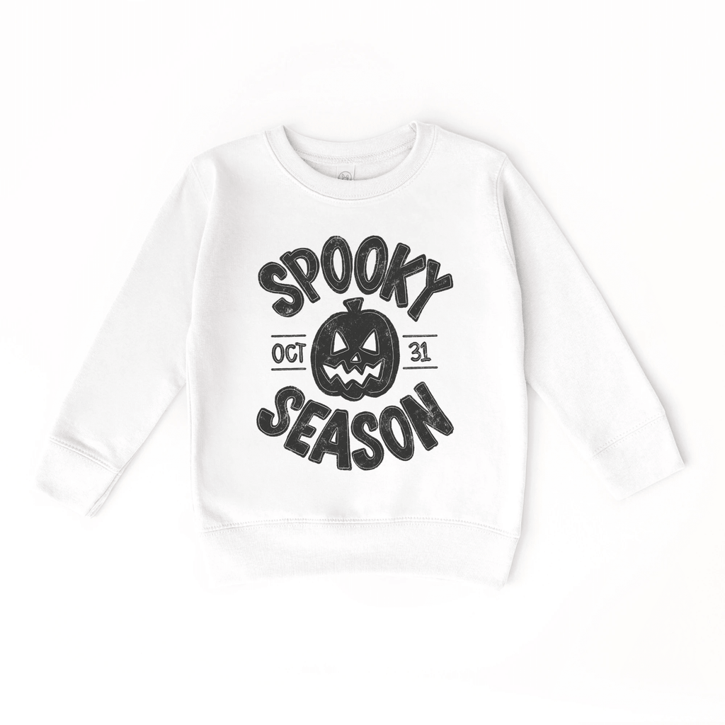 Spooky Season toddler and youth Sweatshirt, Halloween collection by Benny and Ray Apparel