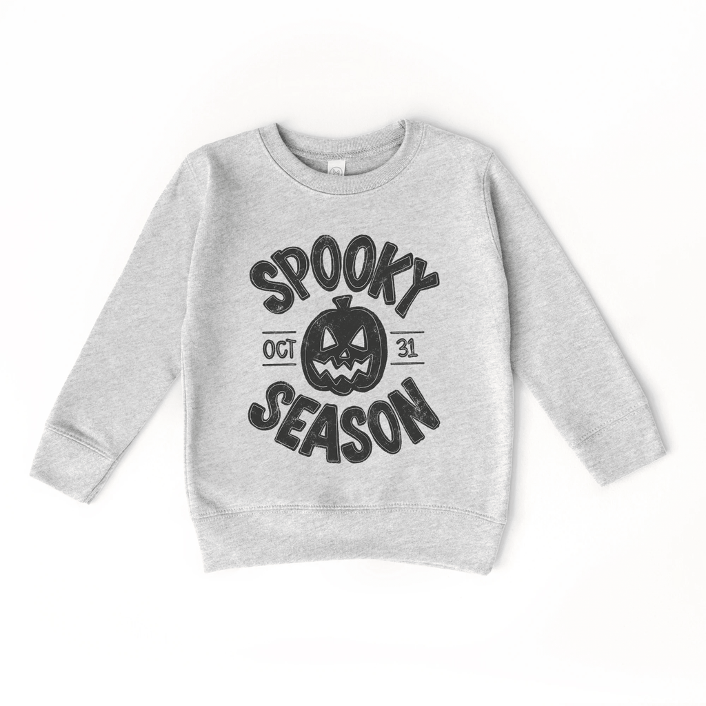 Spooky Season toddler and youth Sweatshirt, Halloween collection by Benny and Ray Apparel