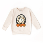 Spooky Vibes toddler youth Sweatshirt, Halloween collection by Benny and Ray Apparel