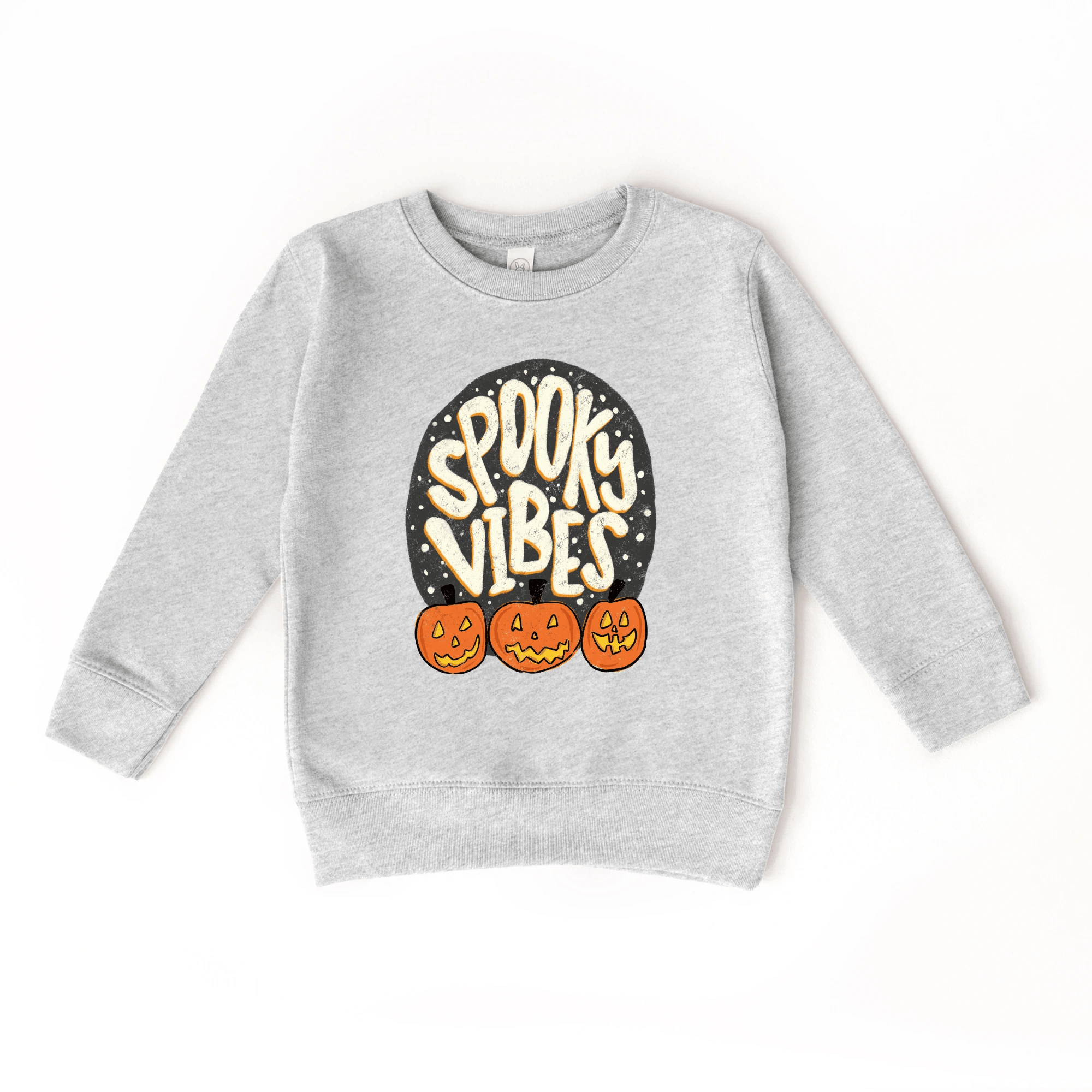Spooky Vibes toddler youth Sweatshirt, Halloween collection by Benny and Ray Apparel