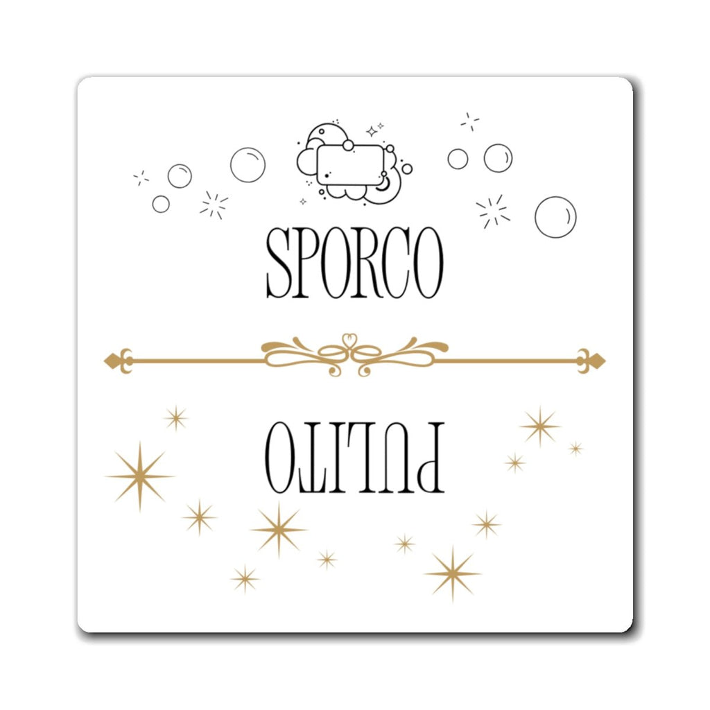 Sporco Pulito Magnet, Italian Dirty Clean Dishwasher Indicator, Reversible Kitchen Magnet Magnet La Vie Bien Sporco Pulito Magnet, Italian Dirty Clean Dishwasher Indicator, Reversible Kitchen Magnet