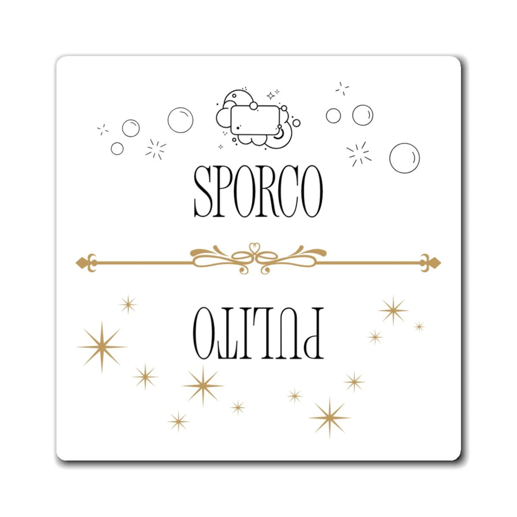 Sporco Pulito Magnet, Italian Dirty Clean Dishwasher Indicator, Reversible Kitchen Magnet Magnet La Vie Bien Sporco Pulito Magnet, Italian Dirty Clean Dishwasher Indicator, Reversible Kitchen Magnet