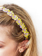 Spring Flowers Sequin Headband by Ash & Rose