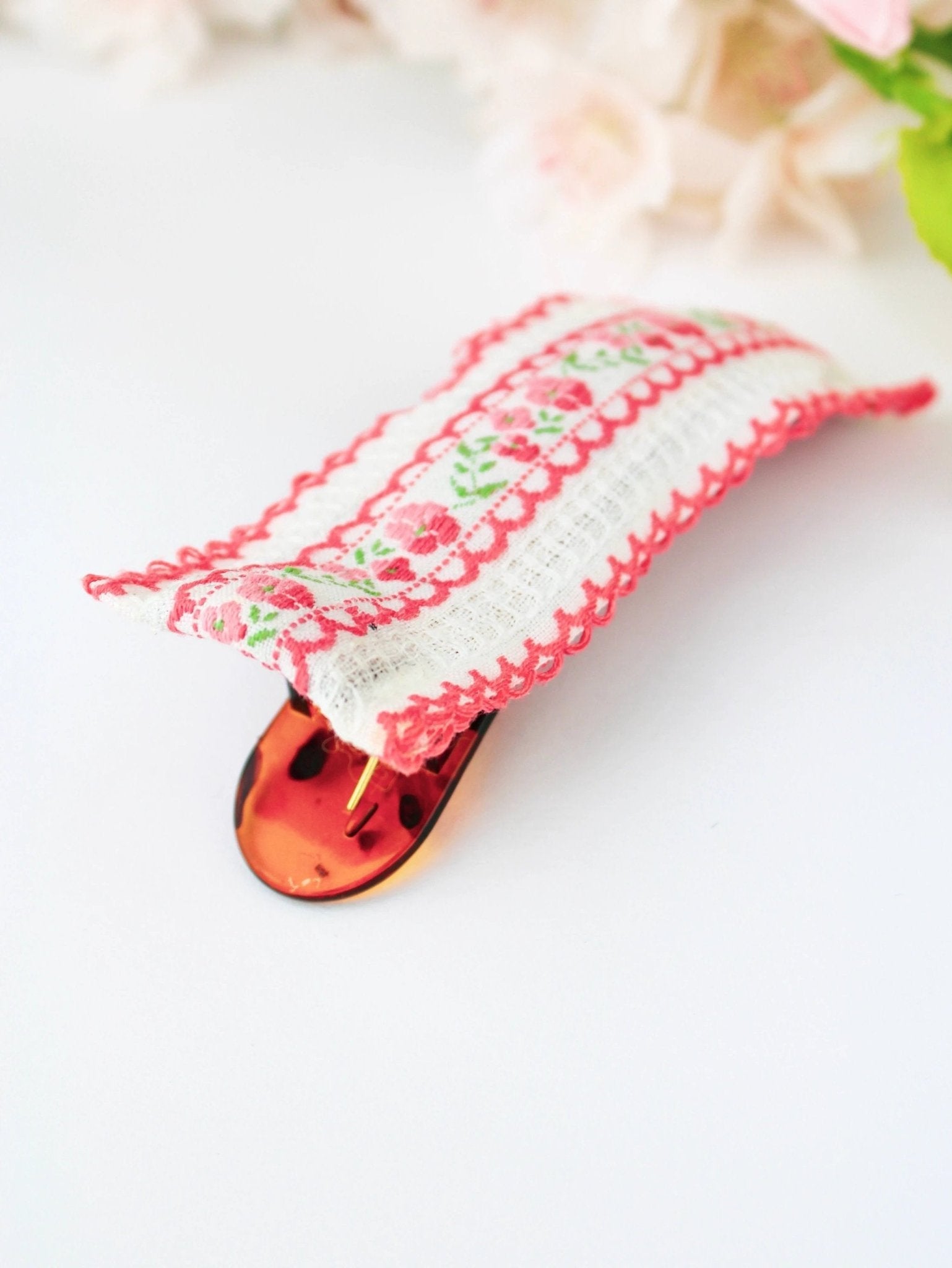 Spring in Sweden Vintage Ribbon Hair Clip by Ash & Rose