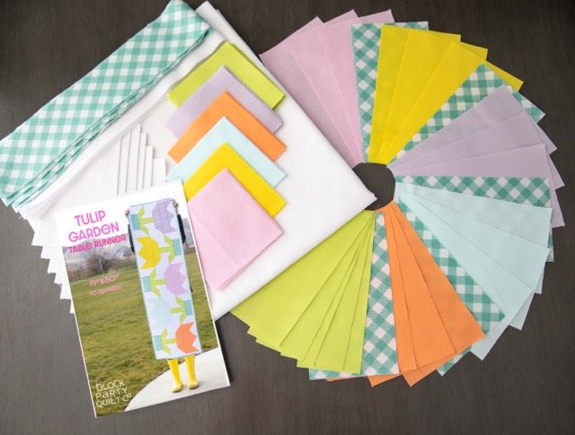 Spring Quilted Table Runner Kit Bundle - April, May, June Quilt Kit La Vie Bien Spring Quilted Table Runner Kit Bundle - April, May, June