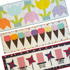Spring Quilted Table Runner Kit Bundle - April, May, June Quilt Kit La Vie Bien Spring Quilted Table Runner Kit Bundle - April, May, June