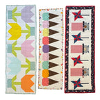 Spring Quilted Table Runner Kit Bundle - April, May, June Quilt Kit La Vie Bien Spring Quilted Table Runner Kit Bundle - April, May, June