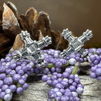 Springtide Irish Saint Brigid's Cross Earrings Post Earrings La Vie Bien Springtide Irish Saint Brigid's Cross Earrings