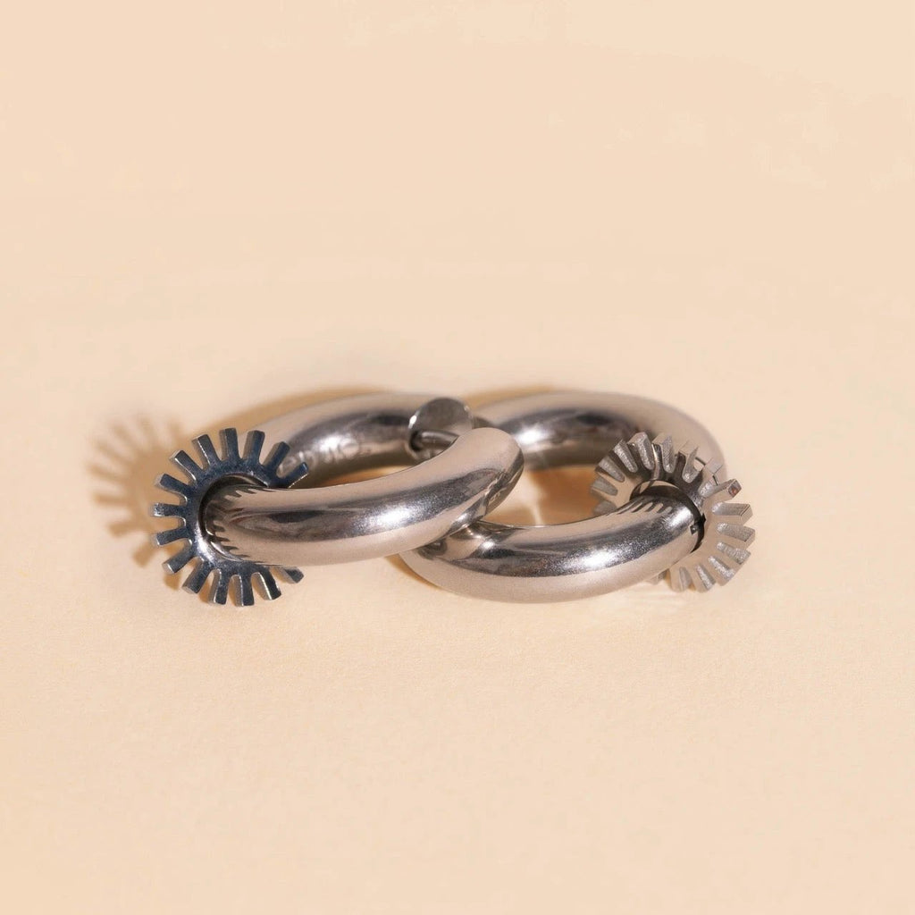 Spur Huggie Hoop Charms by Oh Clementine
