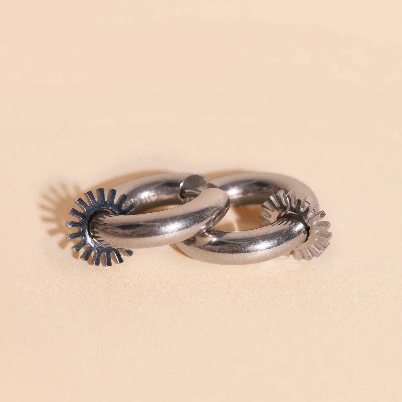Spur Huggie Hoop Charms by Oh Clementine