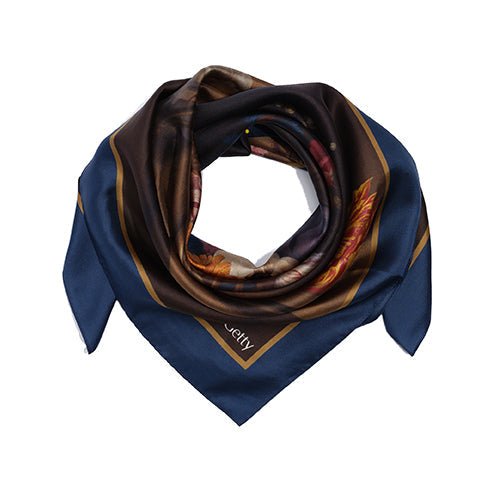 Square Ambrosius Bosschaert Flower Still Life Silk Scarf APPAREL La Vie Bien Square Ambrosius Bosschaert Flower Still Life Silk Scarf