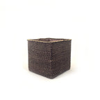 Square Light Black Iringa Basket La Vie Bien Square Light Black Iringa Basket