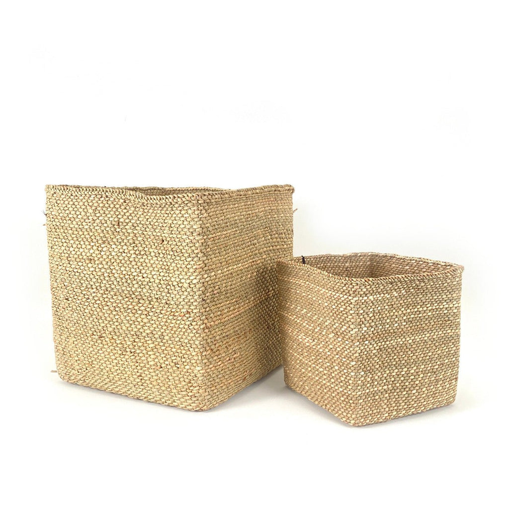 Square Natural Iringa Basket La Vie Bien Square Natural Iringa Basket