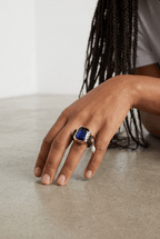 Square Stone Ring La Vie Bien Square Stone Ring