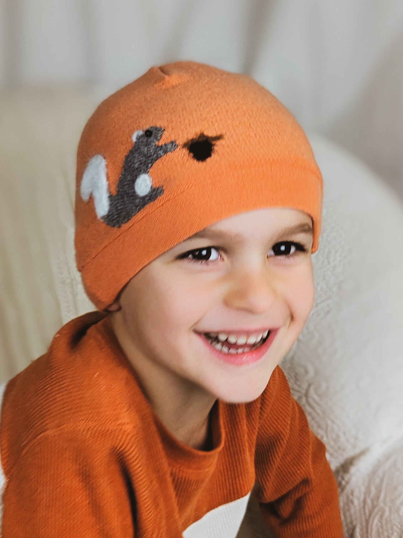 Squirrel Cashmere Hat - Child hat La Vie Bien Squirrel Cashmere Hat - Child