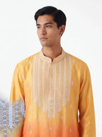2103 - Dual shade orange kurta set
