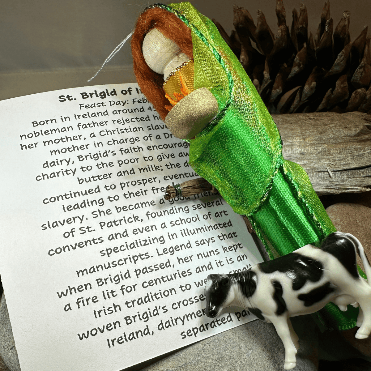 St. Brigid of Ireland Doll Gifts La Vie Bien St. Brigid of Ireland Doll