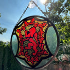 St. Giles Scottish Lion Suncatcher Gifts La Vie Bien St. Giles Scottish Lion Suncatcher