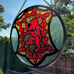 St. Giles Scottish Lion Suncatcher Gifts La Vie Bien St. Giles Scottish Lion Suncatcher