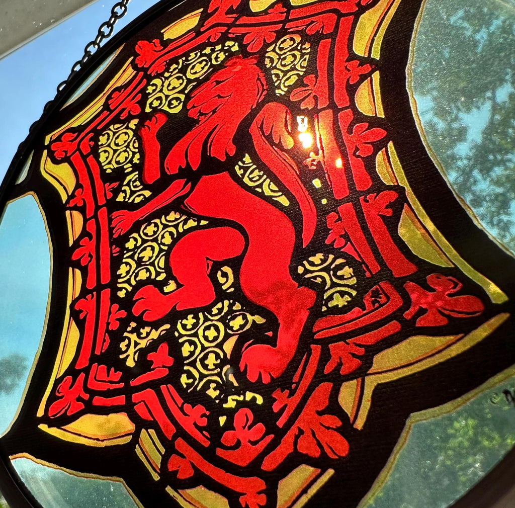 St. Giles Scottish Lion Suncatcher Gifts La Vie Bien St. Giles Scottish Lion Suncatcher