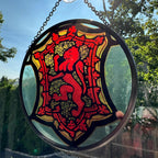 St. Giles Scottish Lion Suncatcher Gifts La Vie Bien St. Giles Scottish Lion Suncatcher