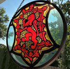 St. Giles Scottish Lion Suncatcher Gifts La Vie Bien St. Giles Scottish Lion Suncatcher