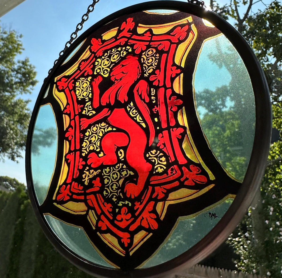 St. Giles Scottish Lion Suncatcher Gifts La Vie Bien St. Giles Scottish Lion Suncatcher