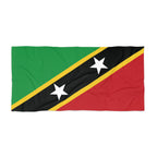 St. Kitts and Nevis Flag Beach Towel Beach Towel (Generic Brand) La Vie Bien St. Kitts and Nevis Flag Beach Towel