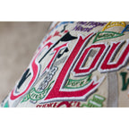 St. Louis Hand - Embroidered Pillow by CatStudio Pillows La Vie Bien St. Louis Hand - Embroidered Pillow by CatStudio