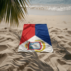 St Maarten Flag Beach Towel Beach Towel (Generic Brand) La Vie Bien St Maarten Flag Beach Towel