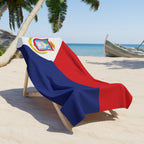 St Maarten Flag Beach Towel Beach Towel (Generic Brand) La Vie Bien St Maarten Flag Beach Towel