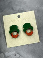 St. Patrick's Day Leprechaun Earrings