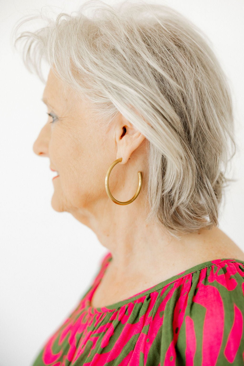 Stacy Hoop Earrings - Gold