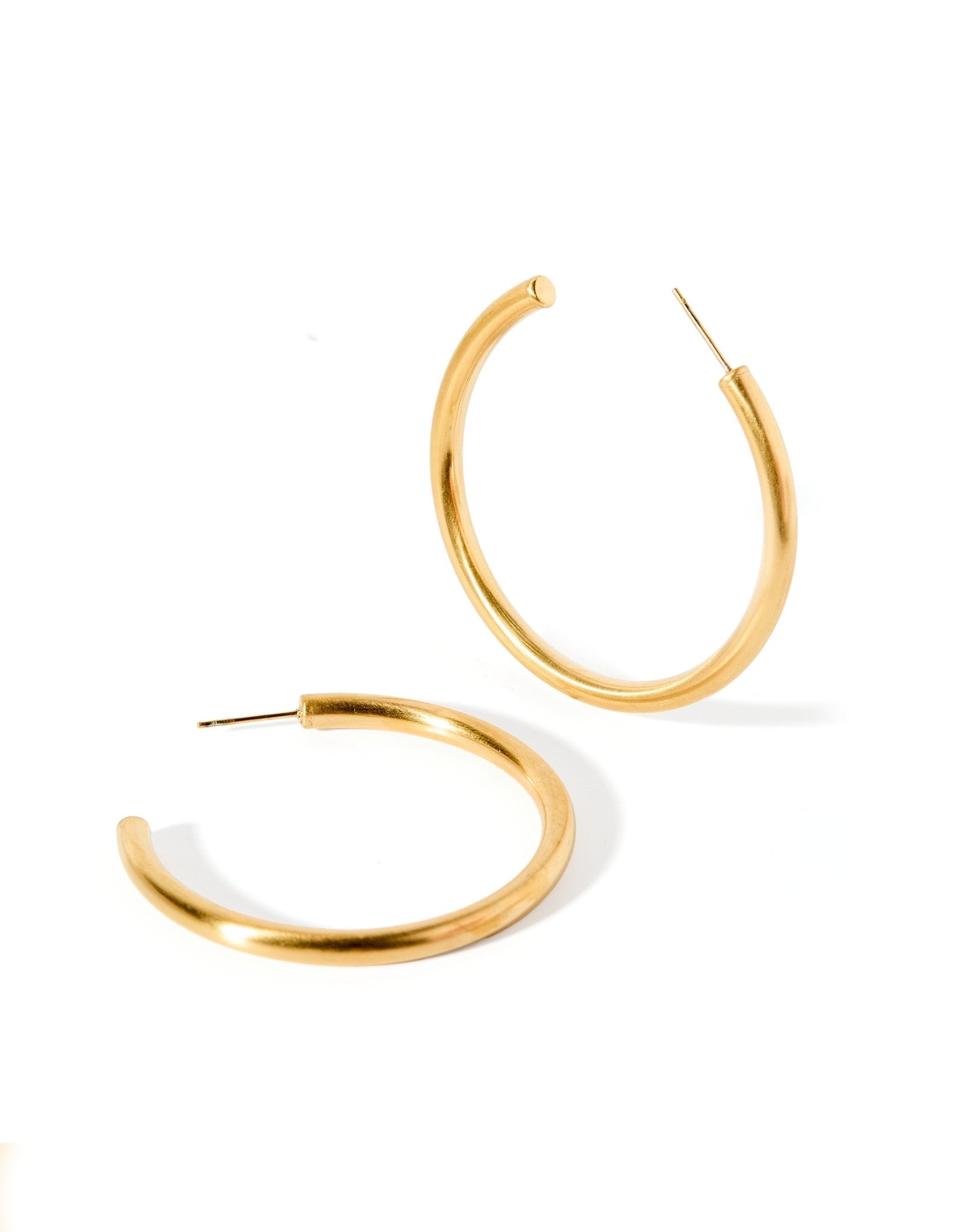 Stacy Hoop Earrings - Gold