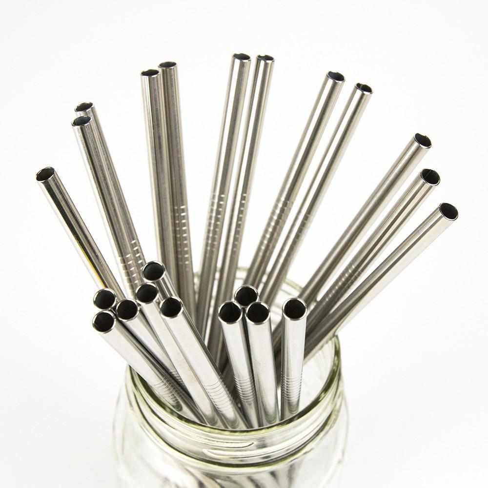 Stainless Steel Reusable Straw Bags La Vie Bien Stainless Steel Reusable Straw