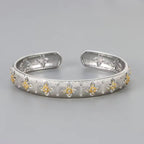 Star Blossom Cuff Bracelet Bracelets La Vie Bien Star Blossom Cuff Bracelet