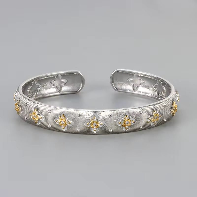 Star Blossom Cuff Bracelet Bracelets La Vie Bien Star Blossom Cuff Bracelet