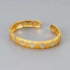 Star Blossom Cuff Bracelet Bracelets La Vie Bien Star Blossom Cuff Bracelet