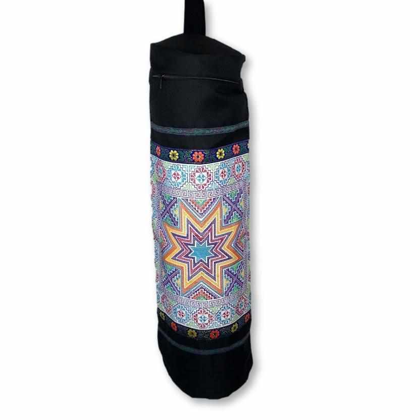 Star Boho Embroidered Yoga Bag - Thailand Bags La Vie Bien Star Boho Embroidered Yoga Bag - Thailand