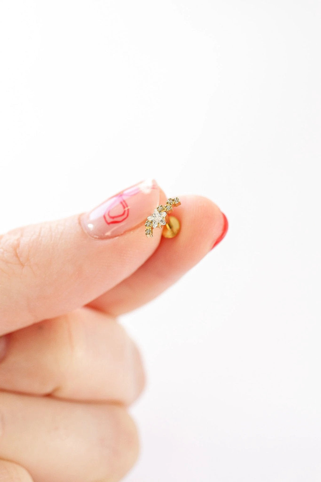 Star Cluster Flat Back Stud by Rose & Clay