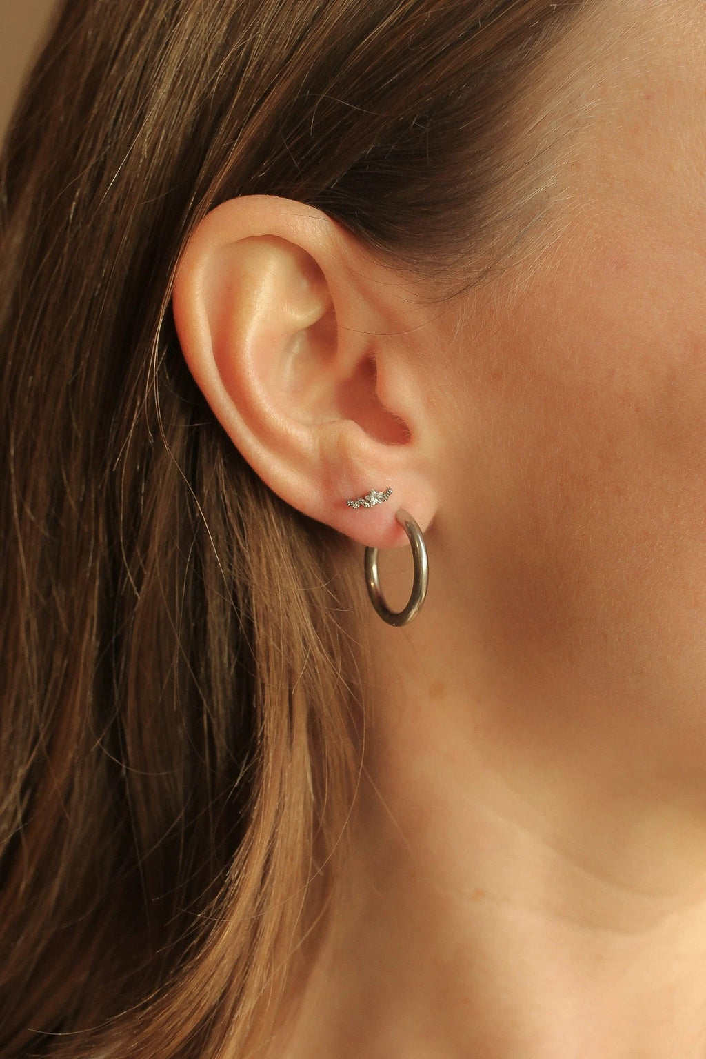 Star Cluster Flat Back Stud by Rose & Clay
