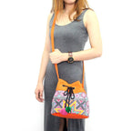 Star Hmong Embroidered Bucket Bag - Thailand Bags La Vie Bien Star Hmong Embroidered Bucket Bag - Thailand