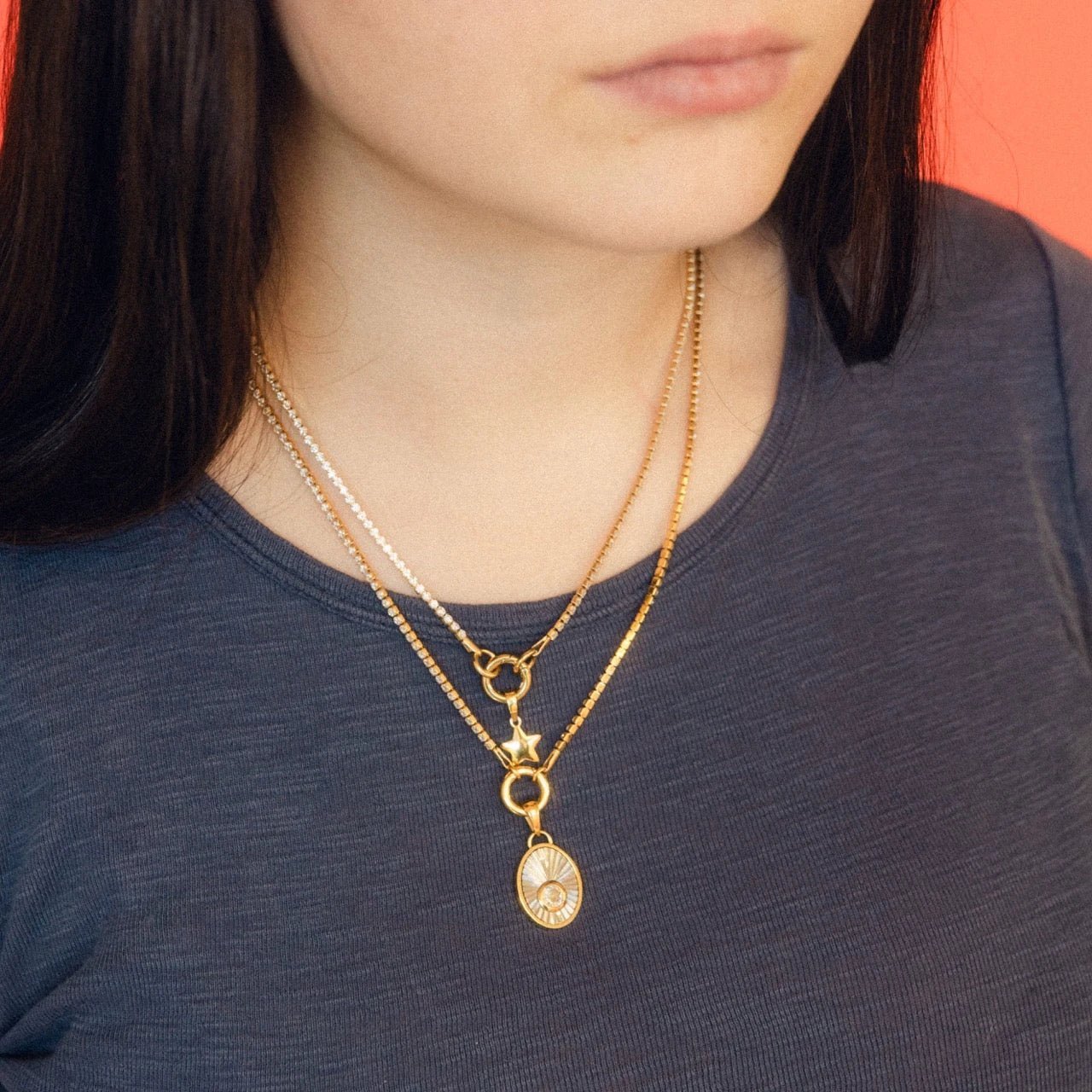 Star Necklace Charm by Oh Clementine