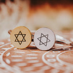 Star of David Dainty Gold or Silver Ring by Salt Sparkle Shalom