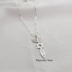 Star of David Menora Necklace La Vie Bien Star of David Menora Necklace