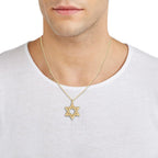 Star of David Necklace For Men La Vie Bien Star of David Necklace For Men