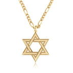 Star of David Necklace For Men La Vie Bien Star of David Necklace For Men