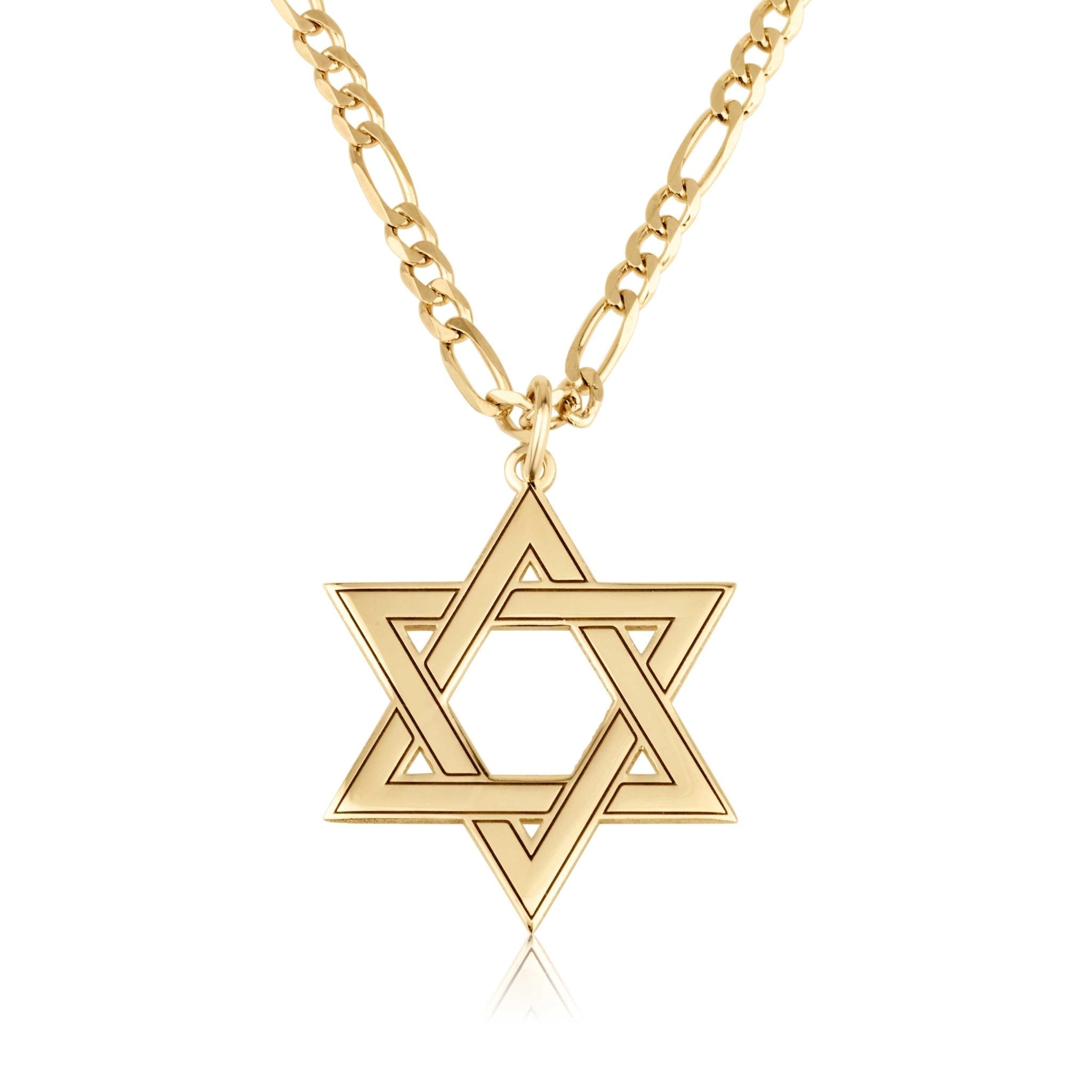 Star of David Necklace For Men La Vie Bien Star of David Necklace For Men